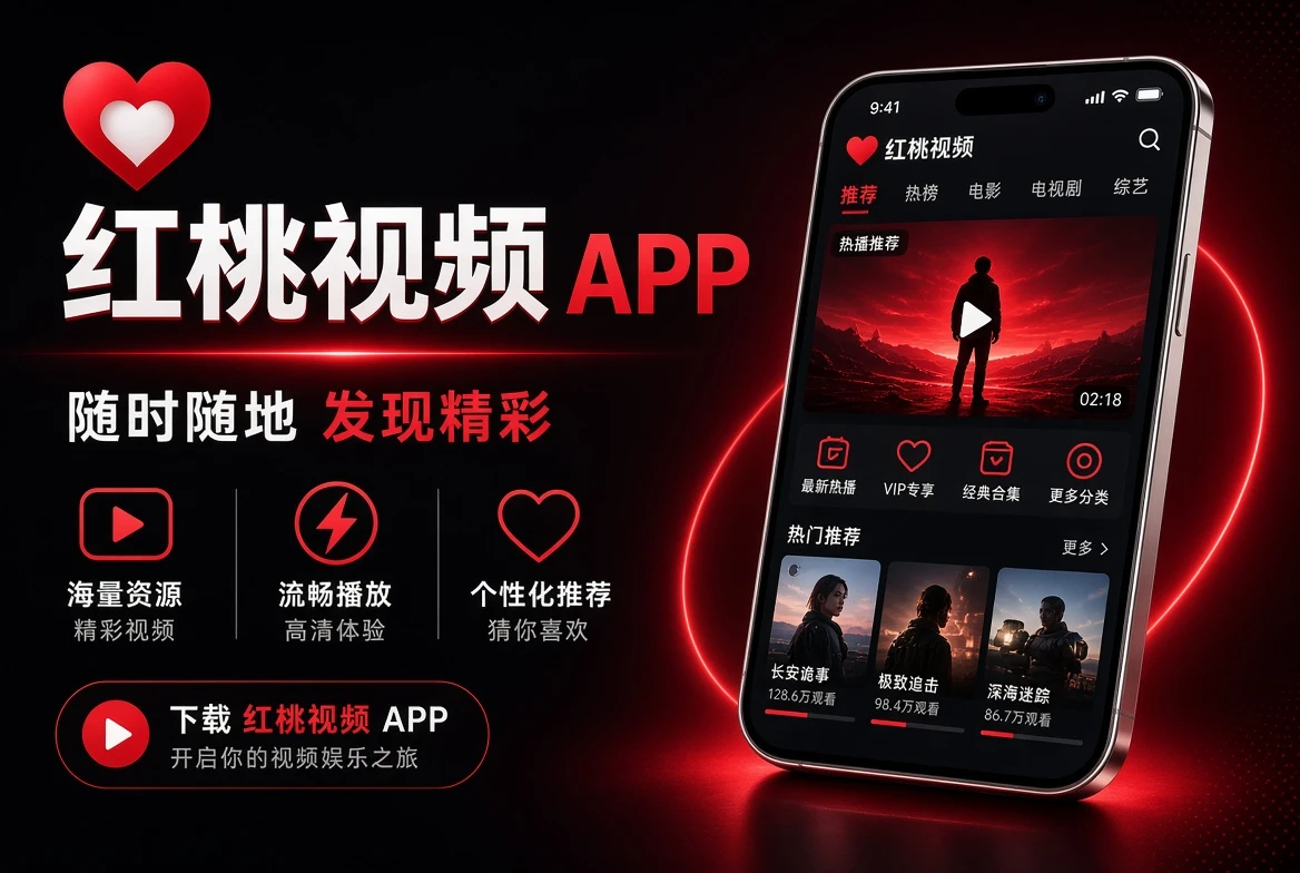 红桃视频APP内容服务展示